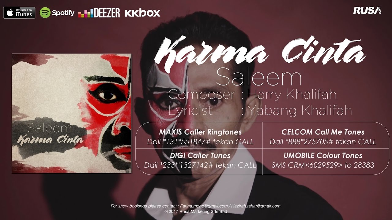 Saleem - Karma Cinta [Official Lyrics Video]