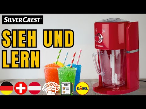 SLUSH-EIS MASCHINE SilverCrest SSM 30 A1 DEUTSCHLAND DEUTSCH  SWITZERLAND  AUSTRIA LIDL