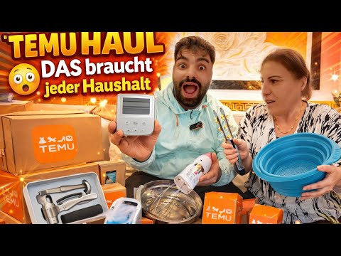 TEMU HAUL with BASNA KITCHEN | CHEAPEST HOME ITEMS 😱 | Rami.K