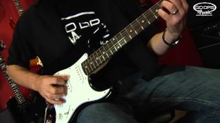 Video thumbnail for Silvertone Revolver Beginner Electric Guitar Demonstration by GoDpsMusic Live