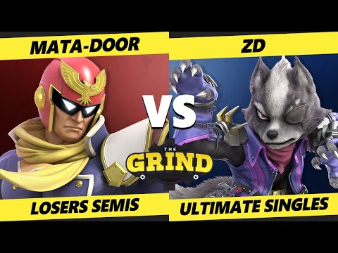 The Grind 145 Losers Semis - Mata-Door (Wario, Captain Falcon) Vs. ZD (Wolf, ROB) Smash Ultimate