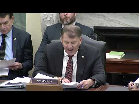 Rounds Gives Opening Remarks at Senate Cybersecurity Hearing