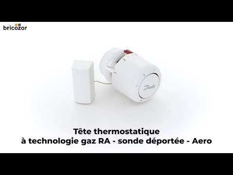 Tête thermostatique à technologie gaz RA - avec sonde déportée - Aero® DANFOSS