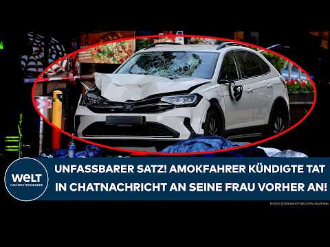 Video Thumbnail: LEIPZIG: Unfassbarer Satz! Amokfahrer kündigte Tat in einer Chatnachricht an seine Frau vorher an
