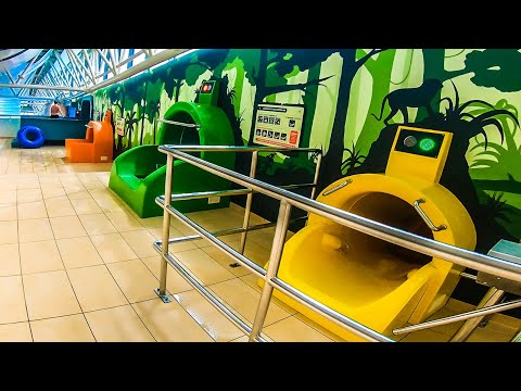 Waterslides at Termy Maltanskie in Poland