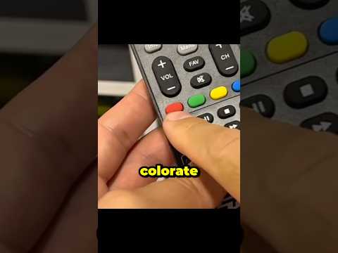 CE FAC BUTOANELE COLORATE DE LA TELECOMANDA