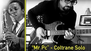 John Coltrane "Mr pc" Solo - Guitar Cover - Davide Ciura