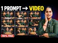How To Make Cinematic AI Videos For Free 1 Prompt 10 Ideas Storyboard