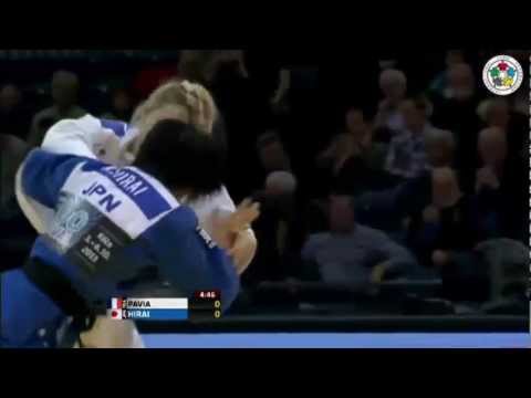 Judo Grand-Prix Düsseldorf 2013: Automne PAVIA (FRA) - Nozomi HIRAI (JPN) Final [-57kg]