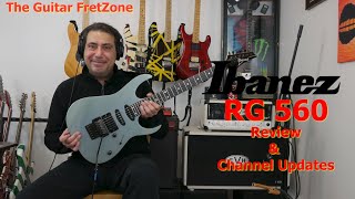 Video thumbnail for Ibanez RG 560 Review & Channel Updates by The Guitar FretZone
