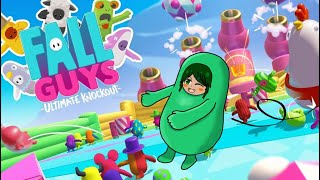 【FallGuys】ゆるゆるぽよぽよな60人バトロワでもみくちゃにされる緑マメ【Vtuber】