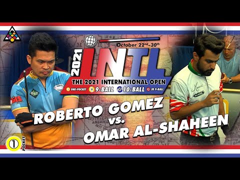 ONE-POCKET: ROBERTO GOMEZ VS OMAR AL-SHAHEEN - INTERNATIONAL OPEN