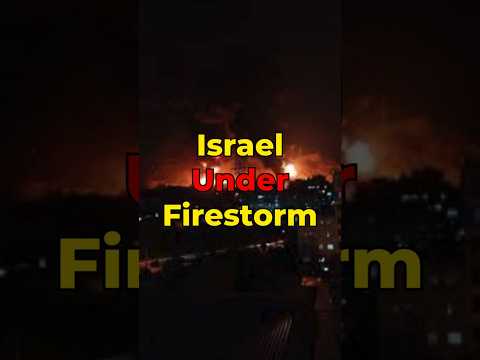 Massive Explosions and Fires Across Israel Amid Missile Attacks