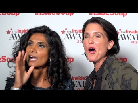 EastEnders' Balvinder Sopal and Heather Peace talk Xmas murders and Kim Woodburn in chaotic chat