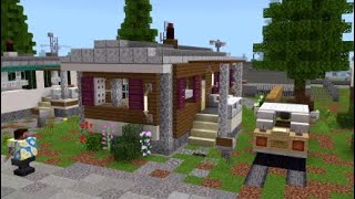 How to build a Trailer House in Minecraft (with interior) Minecraft Trailer House Tutorial