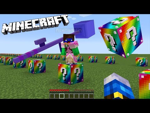 CEL MAI NOROCOS LUCKY BLOCK! CU ASE - Minecraft Rainbow Lucky Block