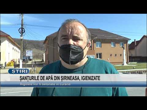 SANTURILE DE APA DIN SIRINEASA, IGIENIZATE