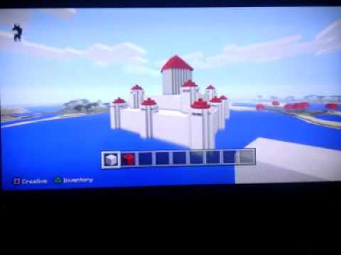 Minecraft castle red