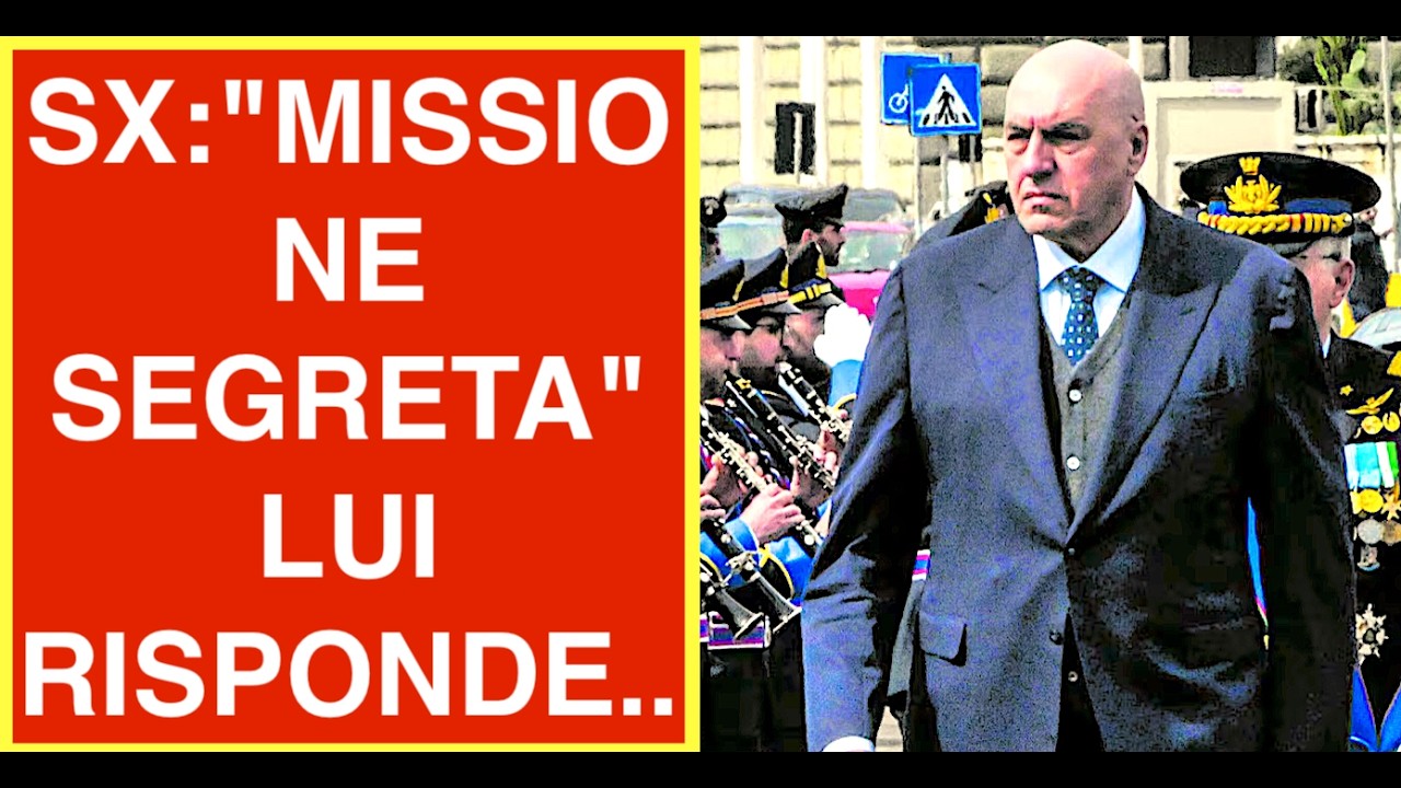 SX: MISSIONE SEGRETA DI CROSETTO. LUI RISPONDE COSÌ