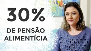 QUAL É O VALOR DA PENSÃO ALIMENTÍCIA? TENHO DIREITO A 30% DO SALÁRIO DO MEU PAI?