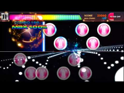 [DJMAX TECHNIKA Q] WhiteBlue (2LINES HARD LV.5) [DMP 3 BGA]