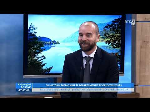 Mysafiri i Mëngjesit - Abdulla Rexhepi - profesor në Departamentin e Orientalistikës në UP