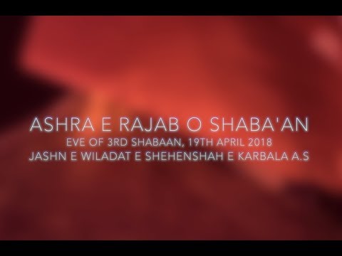 Eve of 3rd Shabaan 1439 - Maulana Taqi Mehdavi