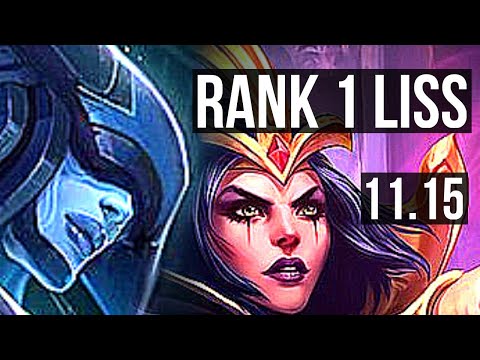 LISSANDRA vs LEBLANC (MID) | Rank 1 Liss, 69% winrate, 1/2/11 | EUW Challenger | v11.15