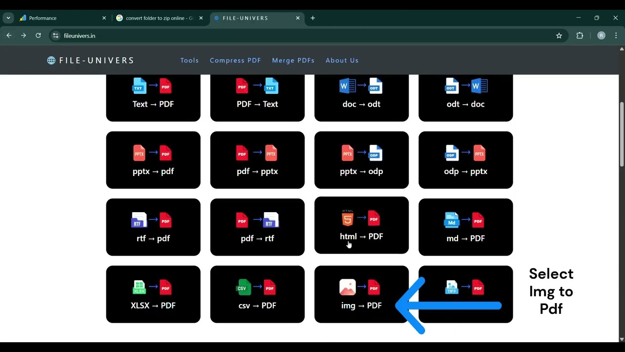 how to convert img to pdf