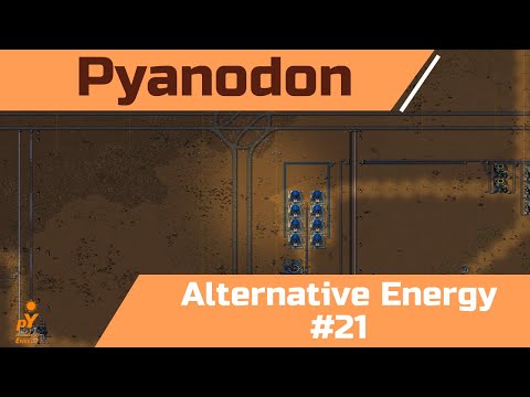 Pyanodon Alternative Energy Day 21: New iron smelting and rail block planning
