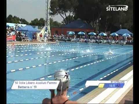 Serie 19 dei 50 Stile Libero  Assoluti Femmine Master - 12 MEMORIAL ANDREA BETTIOL