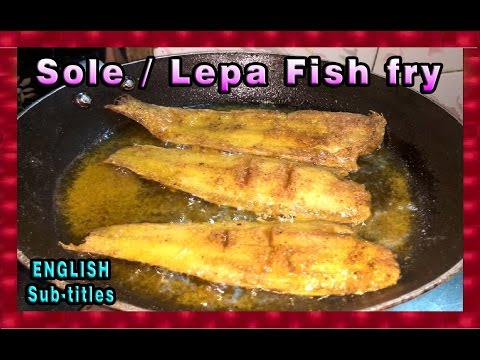 How to fry Sole / Lepa Fish - Easy Fried Fish Recipe | Maharashtrian Recipe Indian Style Video
