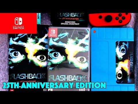 Flashback 25th Anniversary Edition Nintendo Switch Unboxing and Let’s Play Review