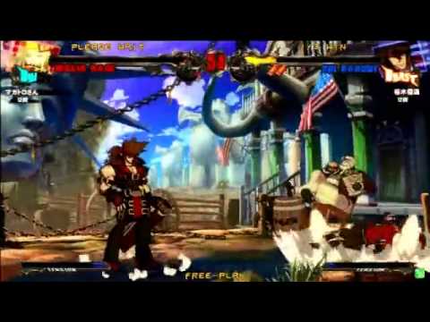 2015/1/22 GGXrd Mikado 3on3 Part 1