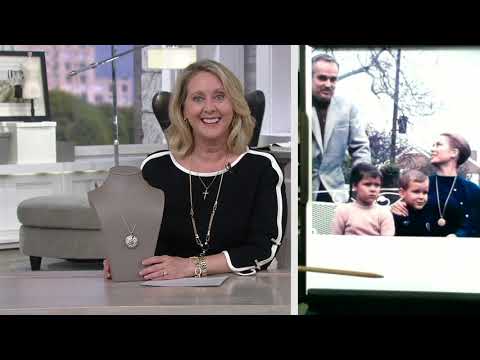Grace Kelly Collection Swirling Sea Pendant on QVC