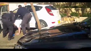 faze tari urmareste masina de politie in misiune