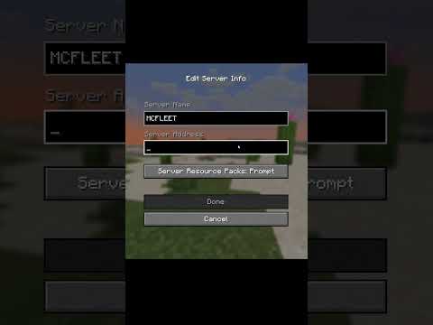 How to join mc fleet server @gamerfleet #minecraft #mcfleet #gamerfleet
