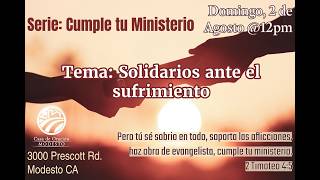 Solidarios ante el sufrimiento