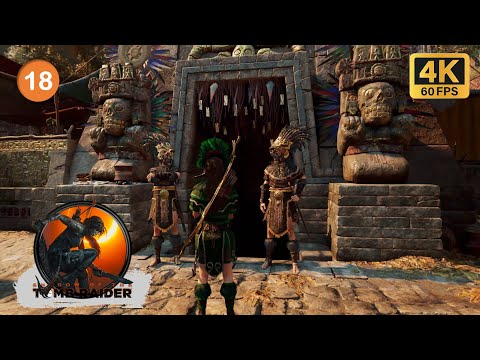 SHADOW OF THE TOMB RAIDER Walkthrough / No Commentary / Subtitle - 4K 60FPS GAMEPLAY - PART 18