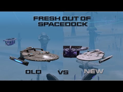 Miranda Class Starship New Skin - Old VS New!