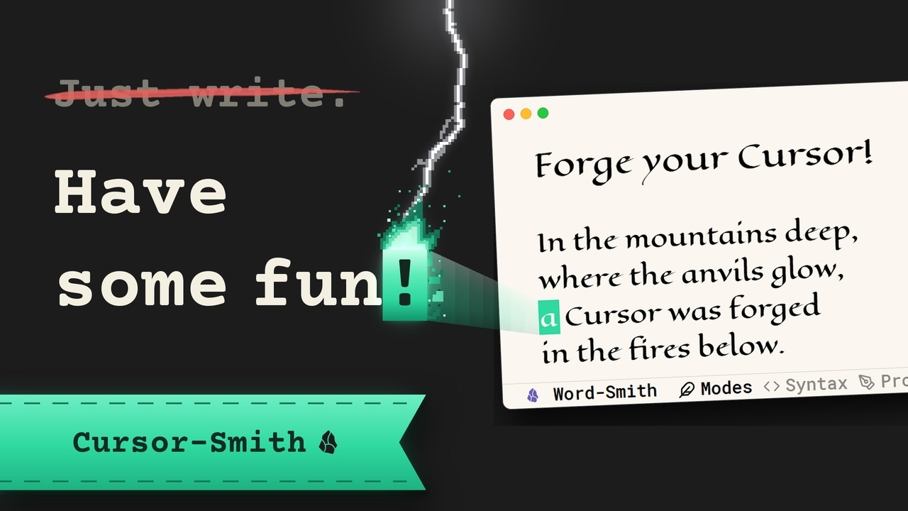 Watch Cursor-Smith on YouTube