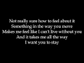 Rihanna - Stay (Solo version) Lyrics