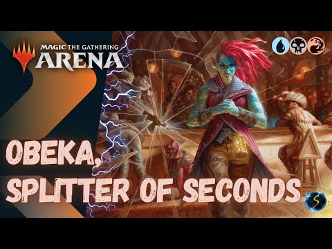 It's Showtime: Obeka, Splitter of Seconds 💧💀🔥 - MTG Arena - Historic Brawl