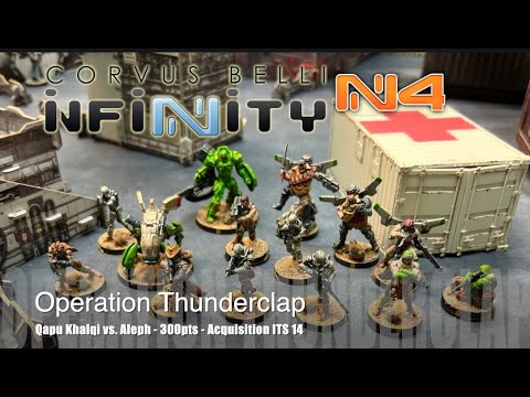 Infinity N4 Battle Report - ITS 14 Aleph  vs. Qapu Khalqi