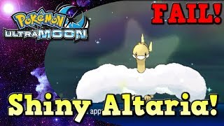 BACK TO BACK! Shiny Altaria FAIL! Pokémon Ultra Sun Ultra Moon! Wormhole Hunting!