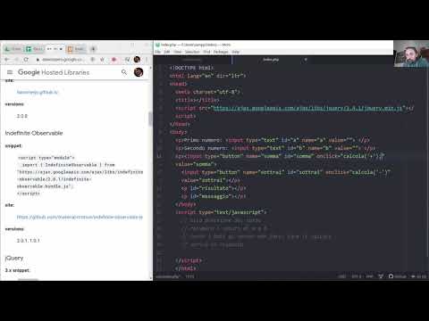 Mini calcolatrice in javascript, jQuery, ajax, json e php