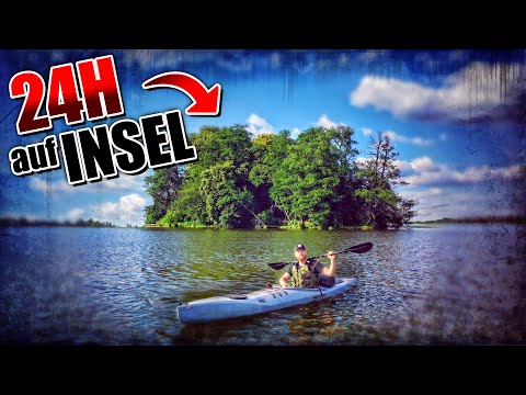 24H auf INSEL Übernachtung mit Survival Mattin + neue Ausrüstung - Biwak Kajak | Fritz Meinecke