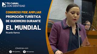 Congreso pide ampliar promoción turística de Guerrero durante el mundial
