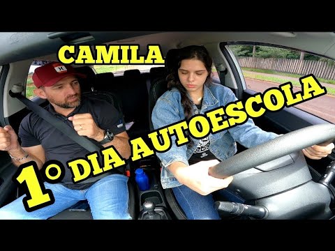 PRIMEIRO DIA DE AULA NA AUTO ESCOLA APRENDENDO DO ZERO 2023 (CAMILA) #CNH #AUTOESCOLA #40K #GRATIDÃO
