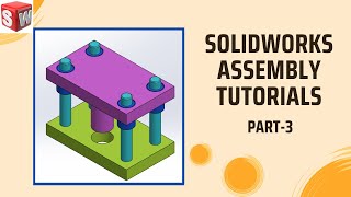 Download the video "SOLIDWORKS Assembly Tutorials Part-3 | Press Tool Assembly with Part Design & Motion Study, Exploded"